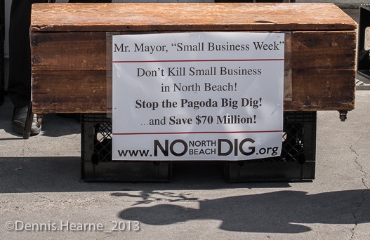  Drape sign "Small Business Week" 